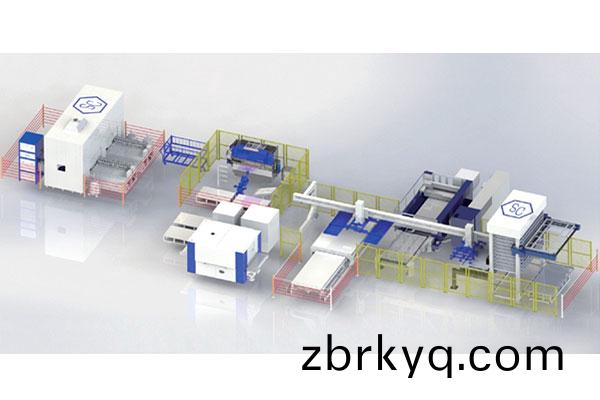 激(ji)光切(qie)割機(ji)器人折(zhe)彎(wan)自動(dong)拼裝(zhuang)銲(han)接(jie)生産(chan)線(xian)